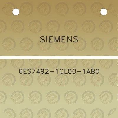 siemens-6es7492-1cl00-1ab0