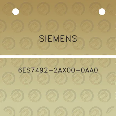 siemens-6es7492-2ax00-0aa0