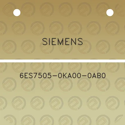 siemens-6es7505-0ka00-0ab0