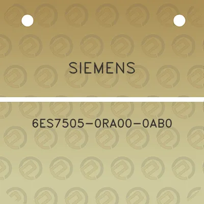 siemens-6es7505-0ra00-0ab0