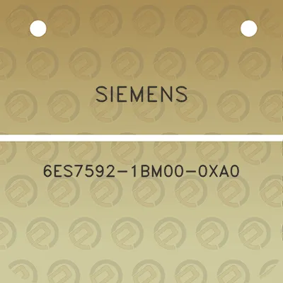 siemens-6es7592-1bm00-0xa0