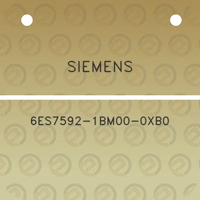 siemens-6es7592-1bm00-0xb0