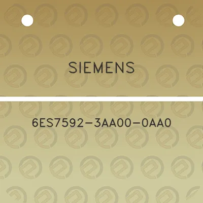 siemens-6es7592-3aa00-0aa0