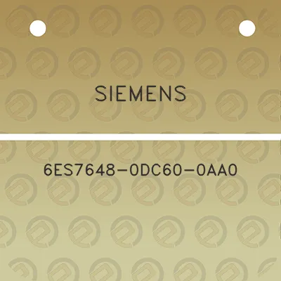 siemens-6es7648-0dc60-0aa0