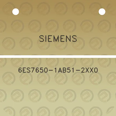 siemens-6es7650-1ab51-2xx0