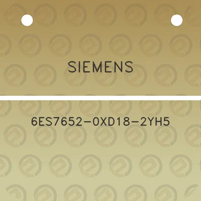 siemens-6es7652-0xd18-2yh5