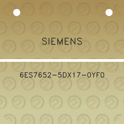 siemens-6es7652-5dx17-0yf0