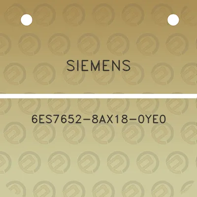 siemens-6es7652-8ax18-0ye0