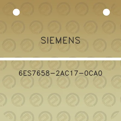 siemens-6es7658-2ac17-0ca0