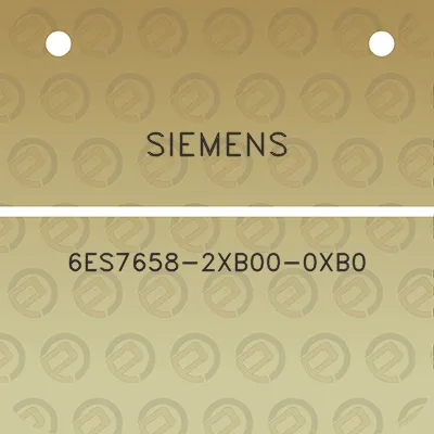 siemens-6es7658-2xb00-0xb0