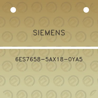 siemens-6es7658-5ax18-0ya5