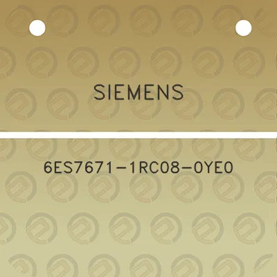 siemens-6es7671-1rc08-0ye0