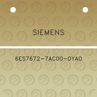 siemens-6es7672-7ac00-0ya0