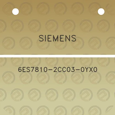 siemens-6es7810-2cc03-0yx0