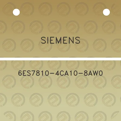 siemens-6es7810-4ca10-8aw0