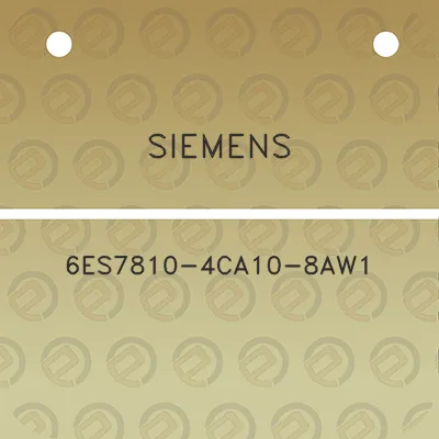 siemens-6es7810-4ca10-8aw1