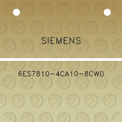 siemens-6es7810-4ca10-8cw0