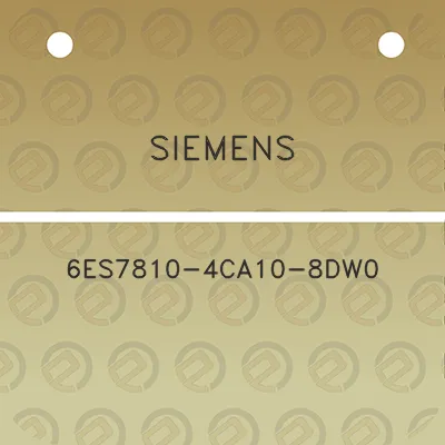 siemens-6es7810-4ca10-8dw0