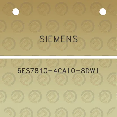 siemens-6es7810-4ca10-8dw1