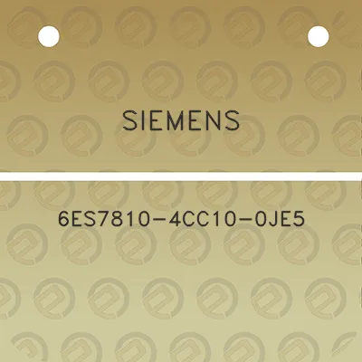 siemens-6es7810-4cc10-0je5