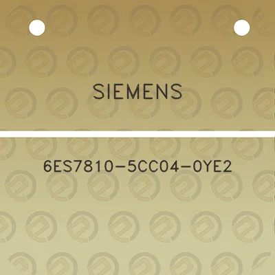 siemens-6es7810-5cc04-0ye2