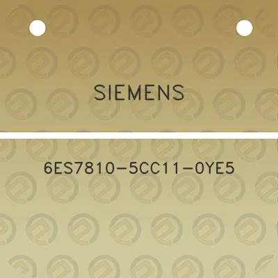 siemens-6es7810-5cc11-0ye5