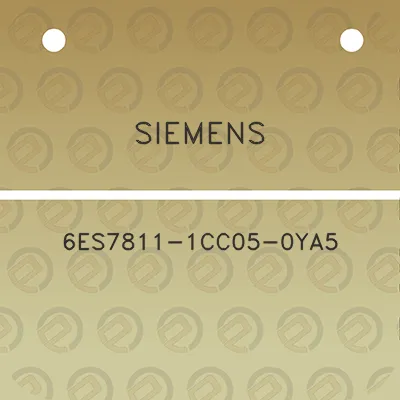 siemens-6es7811-1cc05-0ya5