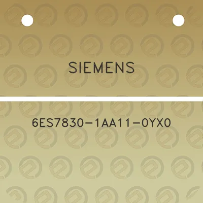 siemens-6es7830-1aa11-0yx0