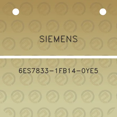 siemens-6es7833-1fb14-0ye5