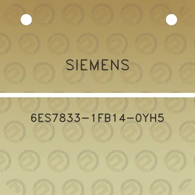 siemens-6es7833-1fb14-0yh5