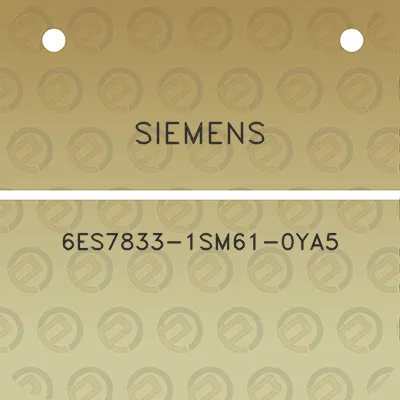 siemens-6es7833-1sm61-0ya5