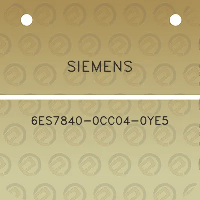 siemens-6es7840-0cc04-0ye5