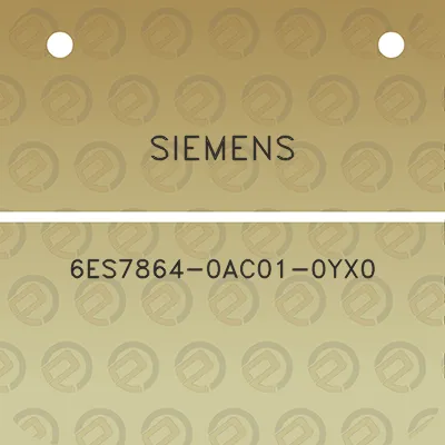 siemens-6es7864-0ac01-0yx0