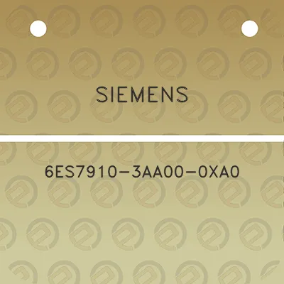 siemens-6es7910-3aa00-0xa0