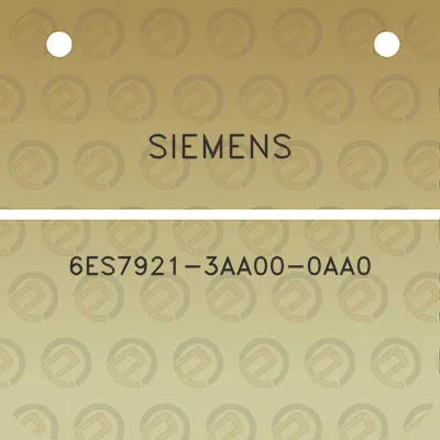 siemens-6es7921-3aa00-0aa0