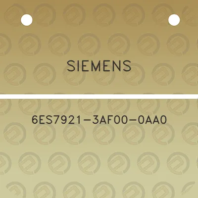 siemens-6es7921-3af00-0aa0