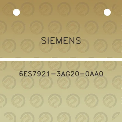 siemens-6es7921-3ag20-0aa0