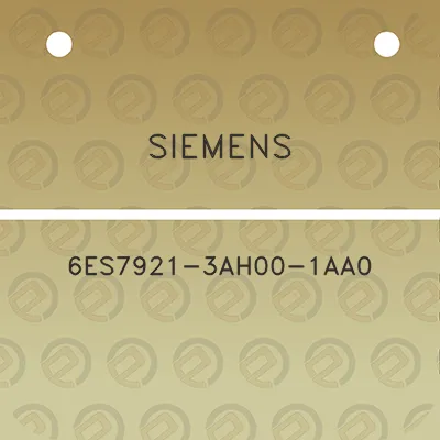 siemens-6es7921-3ah00-1aa0