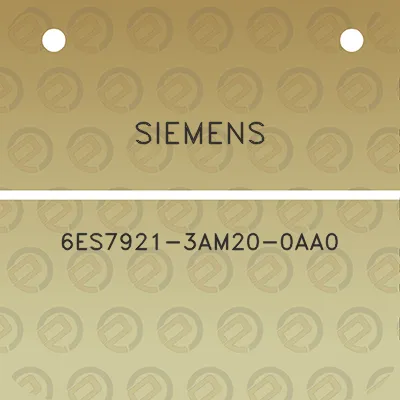 siemens-6es7921-3am20-0aa0