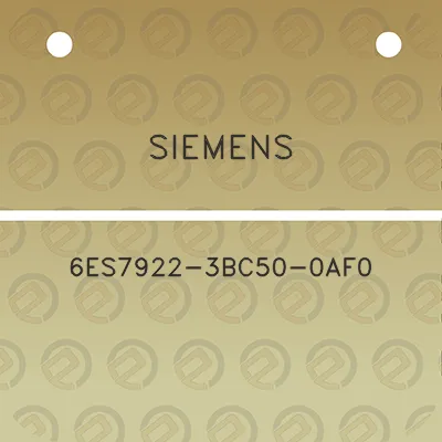 siemens-6es7922-3bc50-0af0