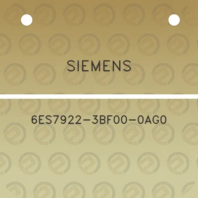 siemens-6es7922-3bf00-0ag0