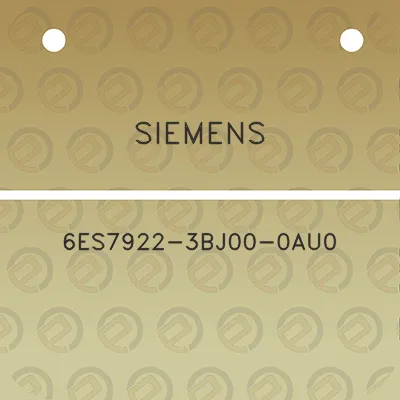 siemens-6es7922-3bj00-0au0