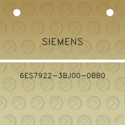 siemens-6es7922-3bj00-0bb0