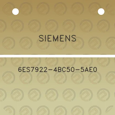 siemens-6es7922-4bc50-5ae0