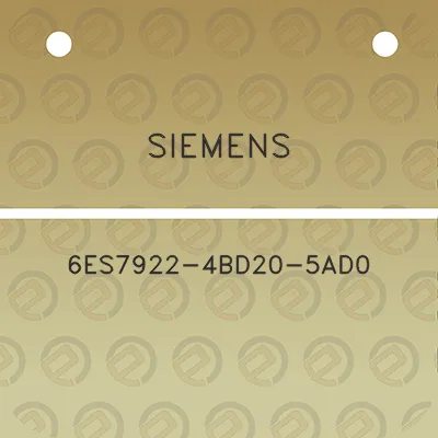 siemens-6es7922-4bd20-5ad0