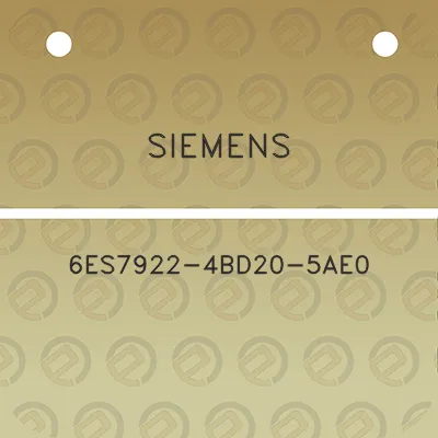 siemens-6es7922-4bd20-5ae0