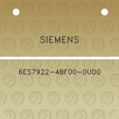 siemens-6es7922-4bf00-0ud0