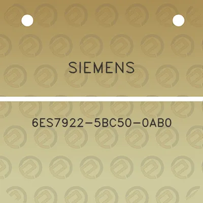 siemens-6es7922-5bc50-0ab0