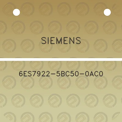 siemens-6es7922-5bc50-0ac0