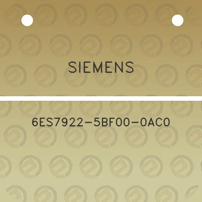 siemens-6es7922-5bf00-0ac0